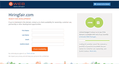 Desktop Screenshot of hiringfair.com